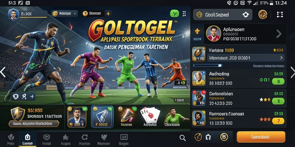 Tampilan gameplay GOLTOGEL yang menarik dan interaktif.