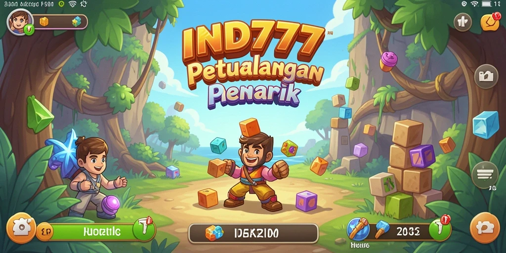 Screenshot IND777 menampilkan gameplay Puzzle yang seru dan menantang.