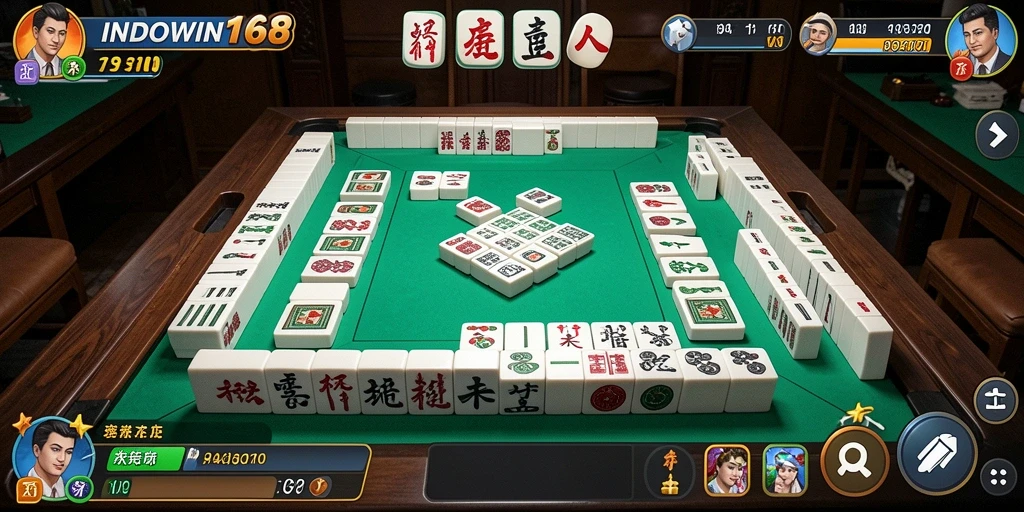 Tampilan gameplay seru INDOWIN168 dengan Mahjong menantang.