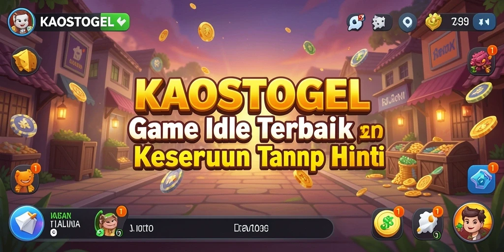 Tampilan gameplay KAOSTOGEL yang menarik dan menenangkan.