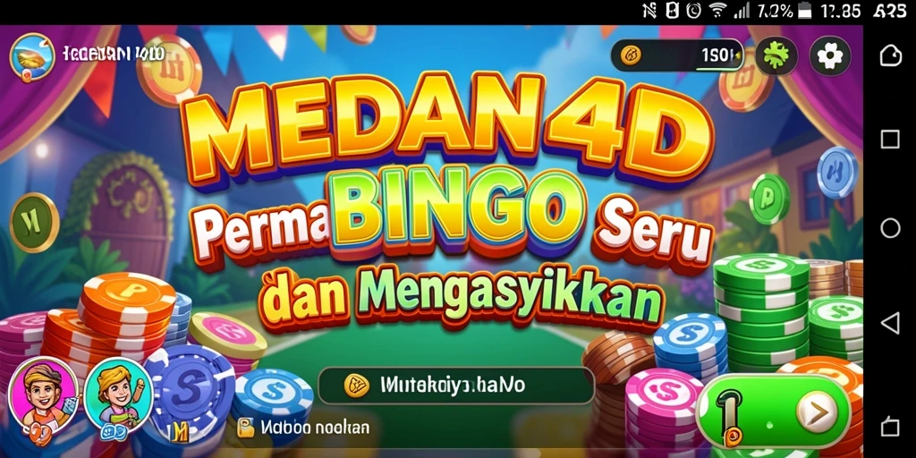 Screenshot gameplay MEDAN4D yang menunjukkan keseruan bermain Bingo.