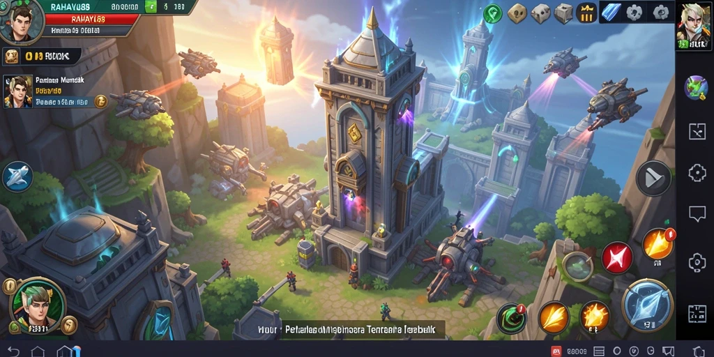 Tampilan permainan RAHAYU88 dengan strategi Tower Defense yang menegangkan.