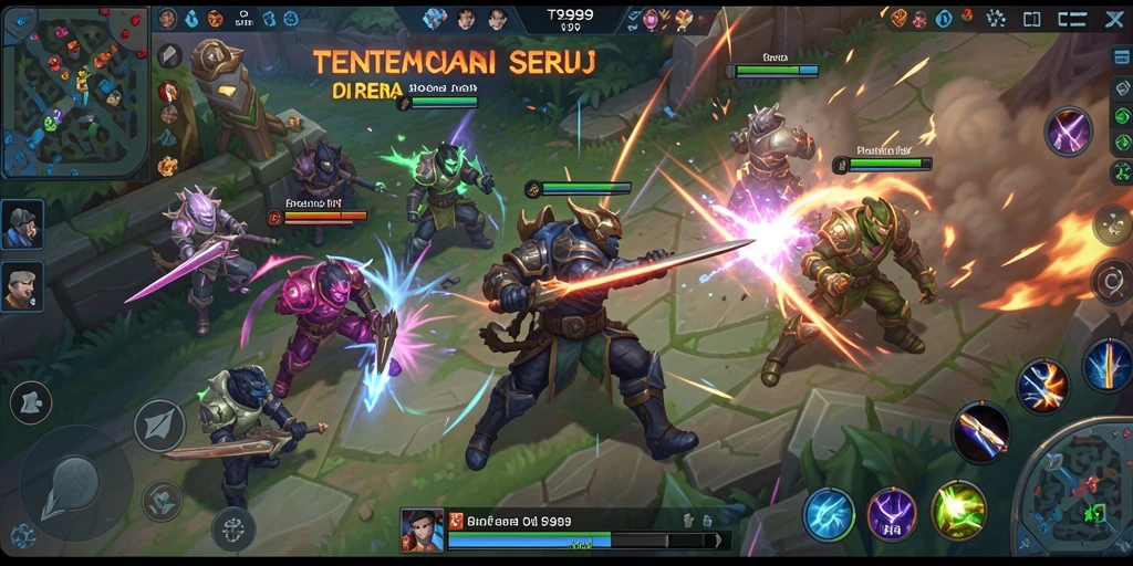Menampilkan kecanggihan gameplay MOBA di T9999.
