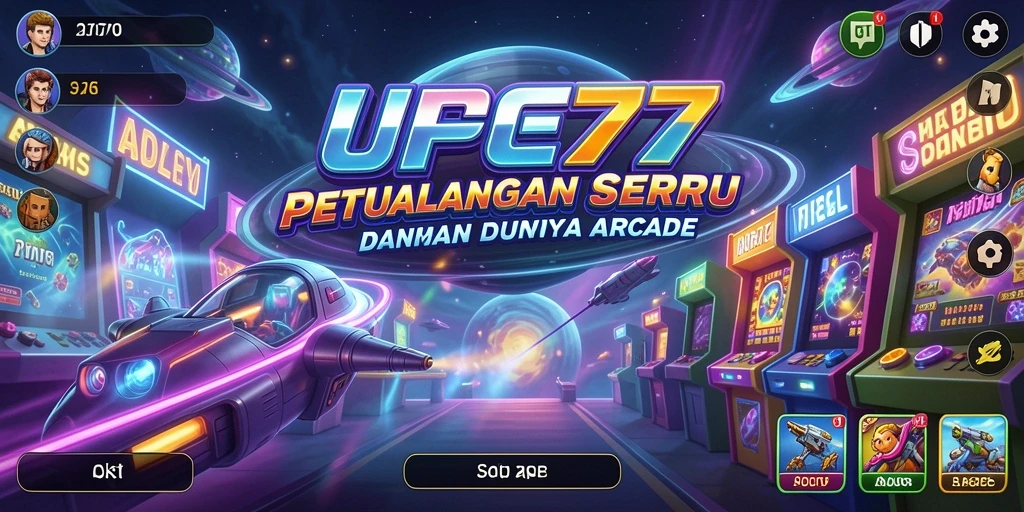 Tampilan gameplay yang seru dan penuh aksi dari UFO77.