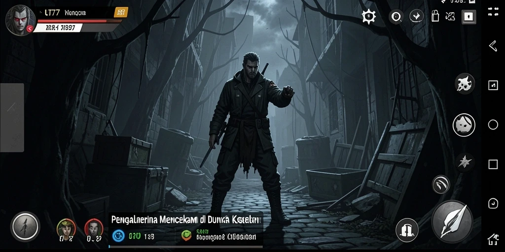 Tampilan gameplay UT77 yang menakutkan dan mencekam.