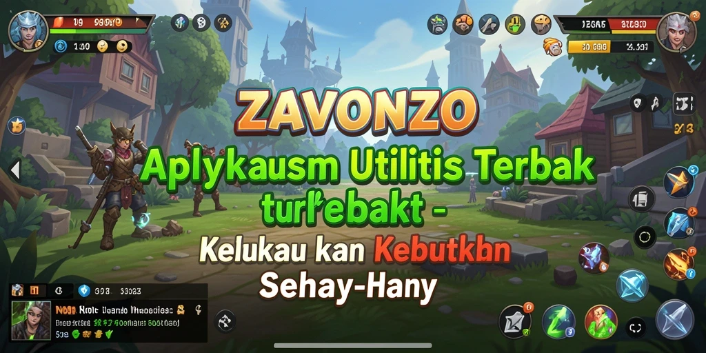 Tampilan antarmuka pengguna ZAVONZO yang menarik dan fungsional.